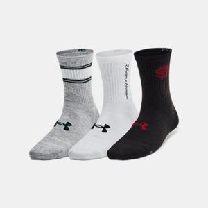 언더아머양말 DQC 1382942-101 여성 UA 에센셜 미드 크루 삭스 3켤레