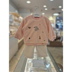 아가방 세이브존03 아가방 핑크 리온 포쉐덤블 상하세트 A01R723011GA