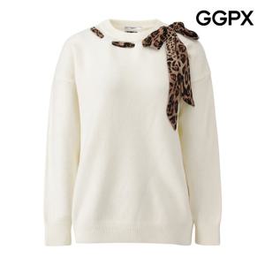 [지지피엑스]호피 리본넥 플레인 니트 GPBKP044F