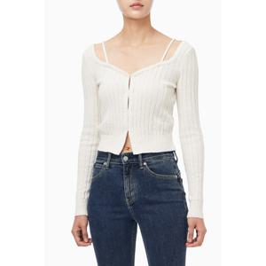 [캘빈클라인 진]여성 스트랩 니트 가디건 47D370G