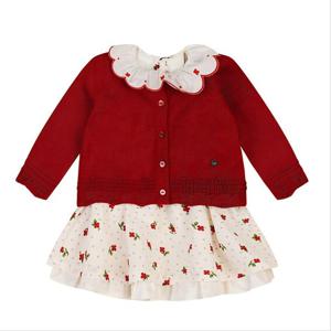 [에뜨와]헤니니트가디건원피스세트 07S724007/백일,돌선물,조카선물,크리스마스선물