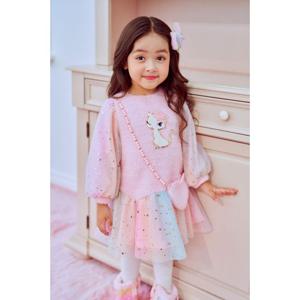 [프렌치캣(정상)]PK 샤 배색 가방원피스(Q56DAO070)