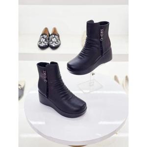 세레스 세이브존07 통굽 앵클 미들부츠6cm BRD6655