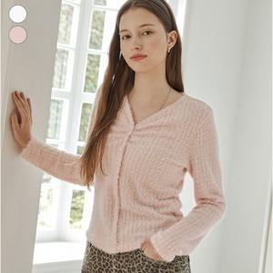 [게스(진)]여성 가슴 셔링 단추 티셔츠 OP3K5427