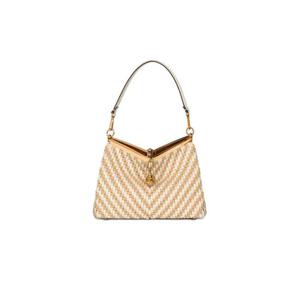 25 FW 에트로 미디엄 벨라 우븐 레더 숄더 백 WP1B0002AE311 TP447883521