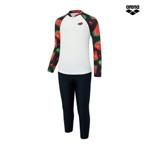 아레나 프룻 매니아 래쉬가드 세트 A5BB1BS01 BLK