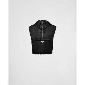 프라다 후드 티셔츠 29M0971WQ8F0002 BLACK DOM