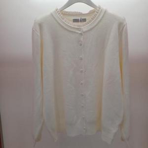 Latium HC06 부드럽고 깔끔한 레이스넥 니트티형 라운드 가디건 T2613cd02I