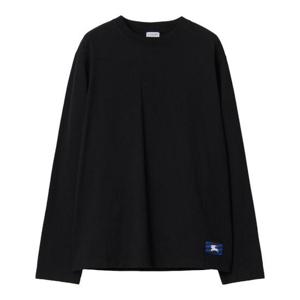 (남성) 버버리 24SS 블랙 라벨로고 긴팔티셔츠 8081995 A1189