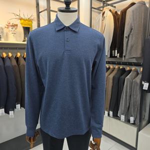 [트레몰로]남성 봄여름용 긴팔 카라티셔츠 NAL6S55140156