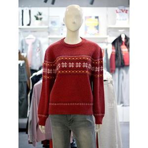 인터크루 세이브존03 인터크루 여성 펀치카 자가드 라운드 니트 AQITZ4WR51AA