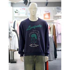 인터크루 세이브존03 인터크루 공용 후로피 캐릭터 맨투맨 티셔츠 AQITZ4TM32AA