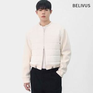 빌리버스 남자 머슬핏 니트 하이브리드 가디건 자켓 BVC015