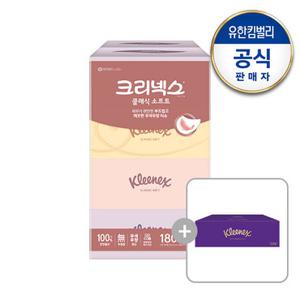 [크리넥스] 클래식 미용티슈 [180매X8개입] + 보습에센스 휴대용 60매(증정)