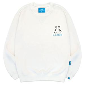 엘라모 기모M 라인베어 맨투맨 남녀공용 빅사이즈 S~4XL