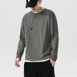 남자 여자 봄 가을 간절기 기본 무지티 긴팔 티셔츠 면티 흰티