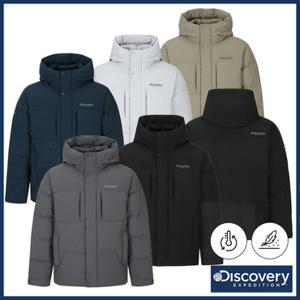 [백화점]디스커버리 25FW 겨울 신상 남성 세미오버핏 레스터G 헤비 구스다운 후드 숏패딩 점퍼/자켓/발수/방풍/기능성/캐주얼 DXMIA DMDJ61056