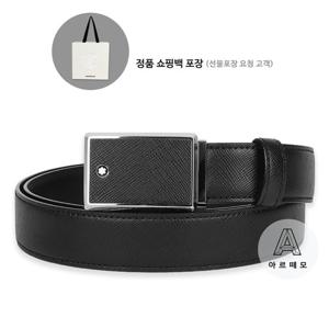 [몽블랑 브랜드쇼핑백 제공] 몽블랑 프레임 사피아노 블랙벨트 114421