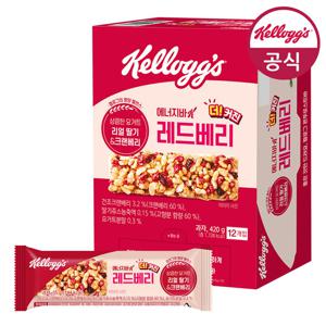 켈로그 에너지바K 레드베리 35g x 12개
