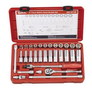 지니어스 핸드소켓세트 GS-331M(3/8inx8-19)31P