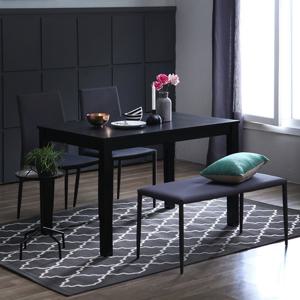 베스트리빙 캘빈 젠 4인 원목 카페 인테리어 식탁세트/벤치형