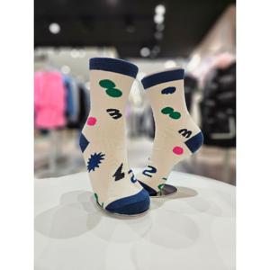 [휠라 키즈]MARIO휠라 X 수수진 패턴 양말 FK3SCF5S01X BOW