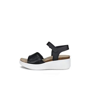 에코 여성용 플로트 웨지 코르크 샌들 블랙/블랙 272313 51052