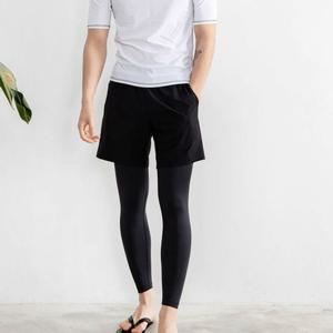 남자 4부 반바지 레깅스 트레이닝 운동복 헬스복