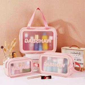 마이백 방수 파우치 3종세트 핑크 캐리어