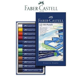 파버카스텔 오일파스텔 12색 지관 - 46115
