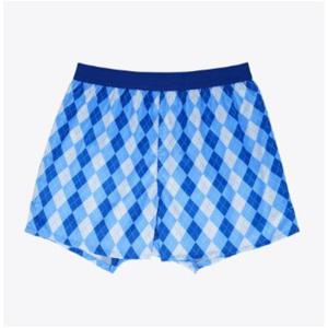 [예스]블루 체크 아웃밴드 남성트렁크 YSMTA105