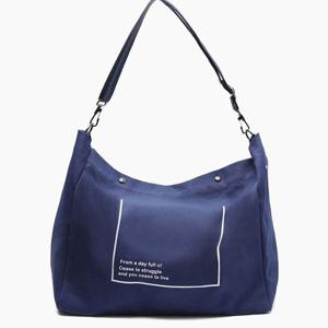 깔끔한 여성 데일리 크로스 무지에코백 A541 (네이비