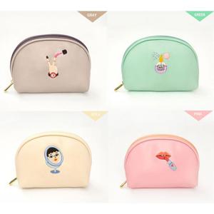 센터자수 반원 실용적 파우치DG