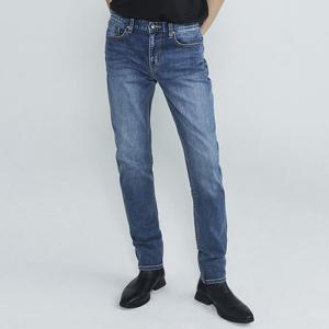 [버커루]남성 테이퍼드 슬림 쿨맥스 데님 팬츠 B232DP172P