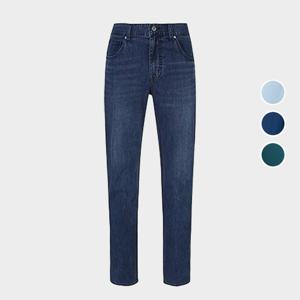 [버커루]남성 테이퍼드 슬림핏 쿨맥스 데님 팬츠 B232DP174P