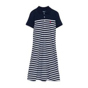 랄프로렌 스트라이프 버튼업 칼라 반팔 데이 원피스 211959122