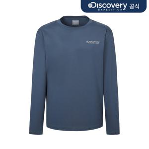 [디스커버리] 프레시벤트 남성 백그래픽 긴팔 워터티셔츠 (INDIGO) DMSW7A053-INS