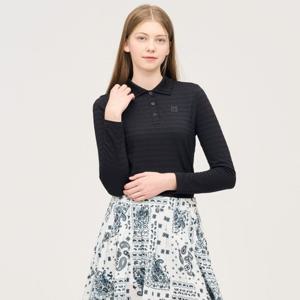 [링스골프]여성 니트에리 티셔츠 L21E1TO251_BP