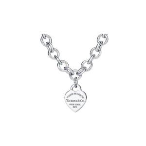 티파니 앤 코 리턴 투 티파니 하트 태그 체인 링크 네클리스 스털링 실버 60123642