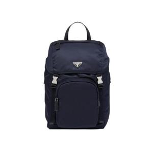 프라다 리나일론 사피아노 레더 백팩 네이비 2VZ135-2DMG-F0008