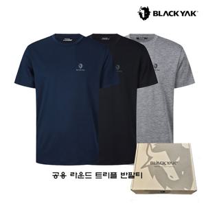 [블랙야크] 1BYRTXU901_공용 라운드 트리플 반팔티