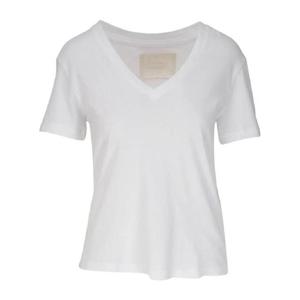 25 FW 시티즌 오브 휴머니티 V넥 코튼 티셔츠 93521642WHITE TP432268812