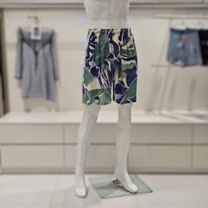 [바바라] 홈웨어 레이온 인견 여름 남성 5부 반바지 AMP4604P BL