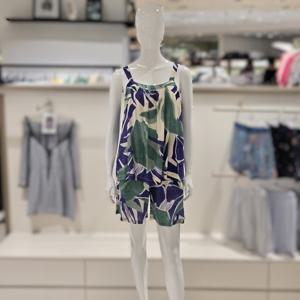 [바바라] 홈웨어 잠옷 여름 레이온 인견 나시 파자마 AWP4604S BL