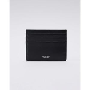 [질스튜어트] 블랙 가죽 로고 3단 카드지갑 JUHO5F141BK