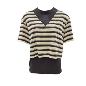 [비지트인뉴욕]스트라이프 레이어드 티셔츠 VB7ST72