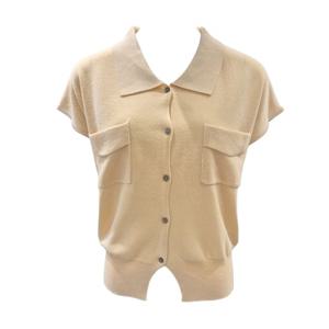 [비지트인뉴욕]패치포켓 반팔가디건 VB7GD60