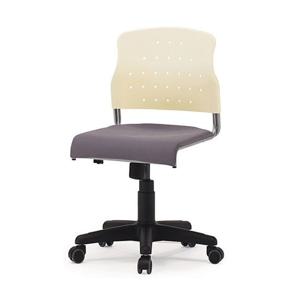 레인보우회전쿠션-아이보리.진회색천 학생의자 사무용의자 회전의자 컴퓨터의자 다용도의자