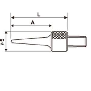 89530 다이얼인디케이터용 포인트-니들타입 21AAA256 미쓰토요