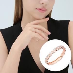 [제이에스티나] MOSAIQUE 14K 반지 (JJMSRQ5B8260R4110)